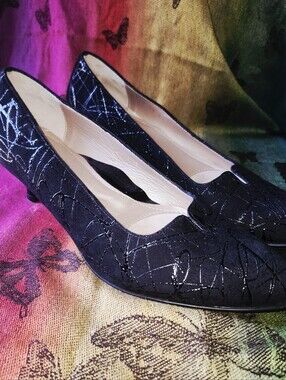 Beautifeel Mystique 3D Fantasy Print On Black Suede Size 38